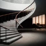 Spiral staircase symbolizing ascent through Fellowcraft degree progression