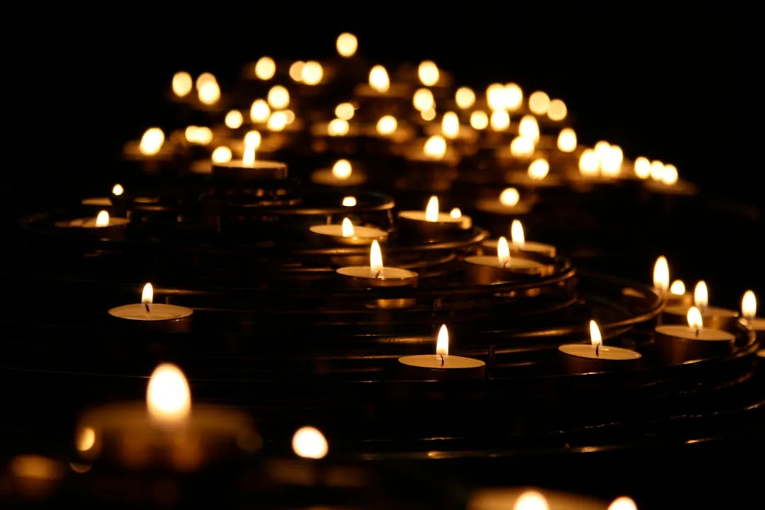 Candlelit ritual space central to Masonic lodge ceremonies