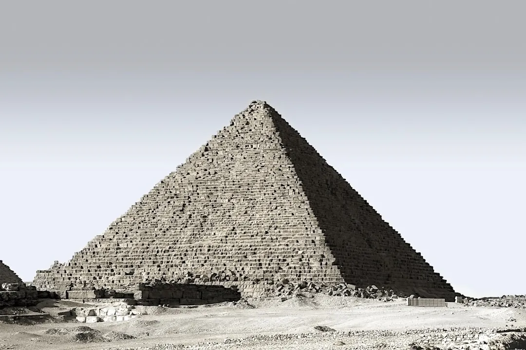 Ancient pyramid structure mirrors the eye symbol found on dollar bills