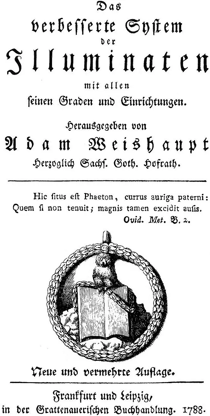 Bavarian Illuminati owl of Minerva symbolizing wisdom and enlightenment knowledge